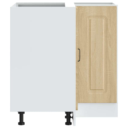 Base Angolare da Cucina Kalmar Rovere Sonoma Legno Multistrato - homemem39