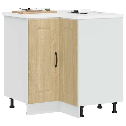 Base Angolare da Cucina Kalmar Rovere Sonoma Legno Multistrato | homemem39