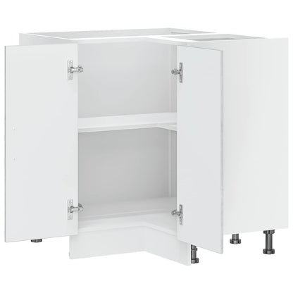 Mobile Base ad Angolo Cucina Kalmar Grigio Cemento Truciolato