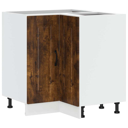 Mobile Base ad Angolo Cucina Kalmar Rovere Artigianale | homemem39