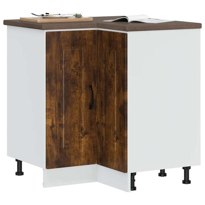 Mobile Base ad Angolo Cucina Kalmar Rovere Artigianale | homemem39