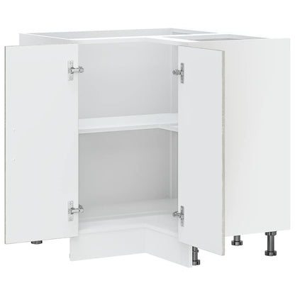 Mobile Base ad Angolo Cucina Kalmar Grigio Sonoma in Truciolato - homemem39