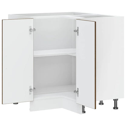 Mobile Base ad Angolo Cucina Kalmar Rovere Marrone Truciolato