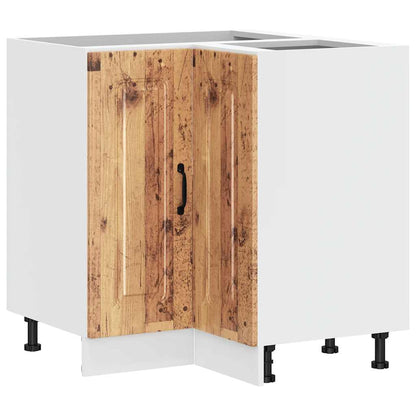 Mobile Base ad Angolo Cucina Kalmar Legno Vecchio in Truciolato | homemem39