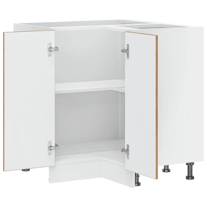 Mobile Base ad Angolo Cucina Kalmar Legno Vecchio in Truciolato | homemem39