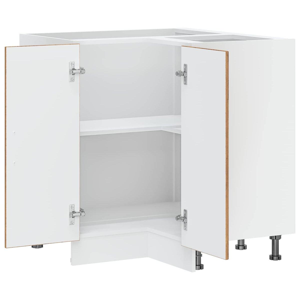 Mobile Base ad Angolo Cucina Kalmar Legno Vecchio in Truciolato