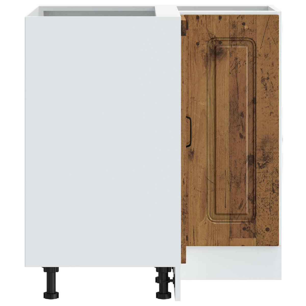 Mobile Base ad Angolo Cucina Kalmar Legno Vecchio in Truciolato