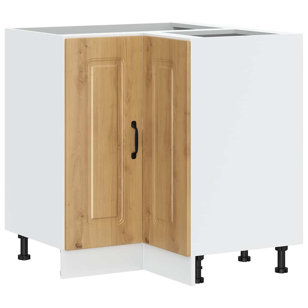 Mobile Base ad Angolo Cucina Kalmar Rovere Artigianale | homemem39