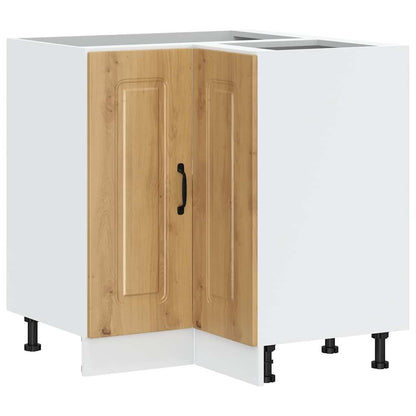 Mobile Base ad Angolo Cucina Kalmar Rovere Artigianale