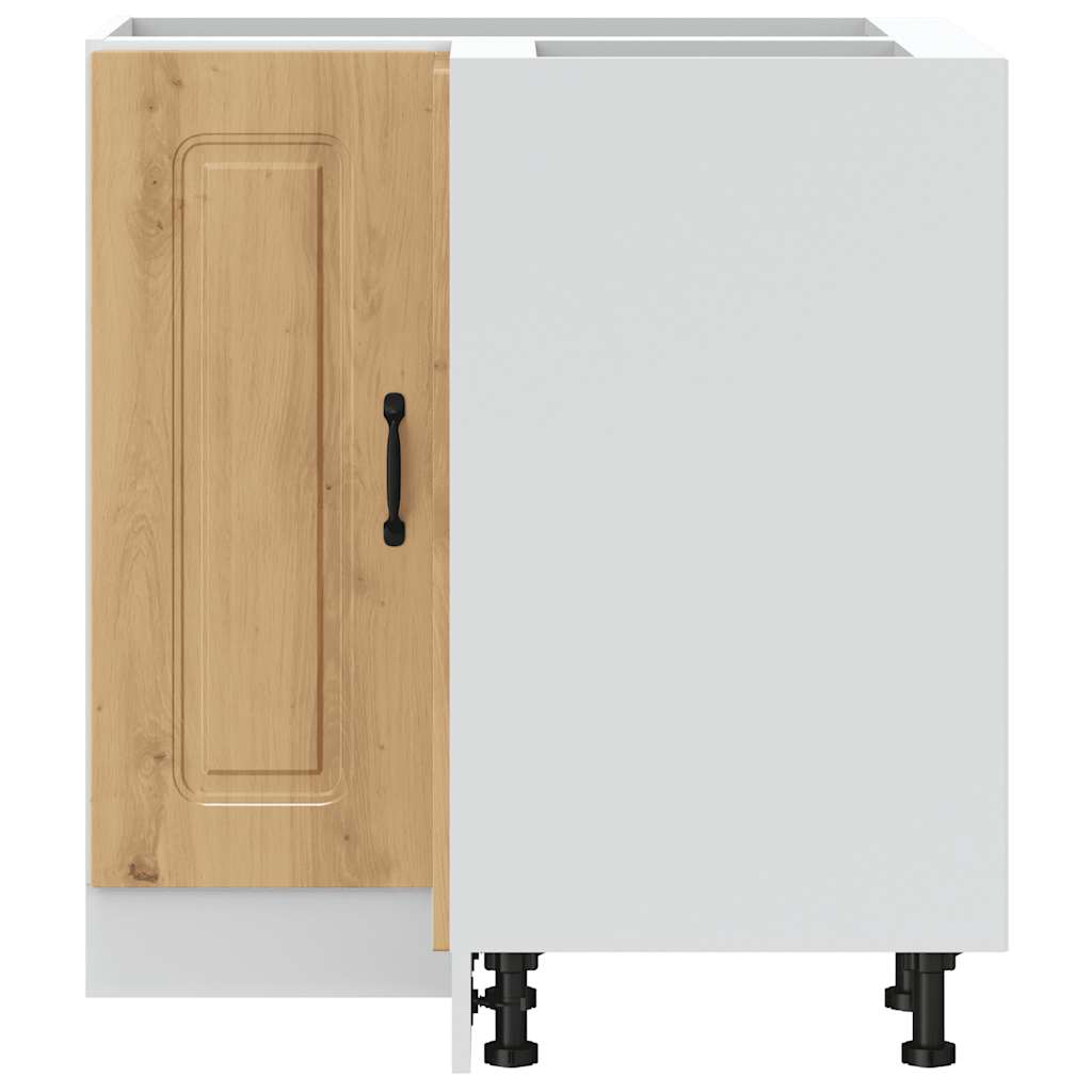 Mobile Base ad Angolo Cucina Kalmar Rovere Artigianale | homemem39