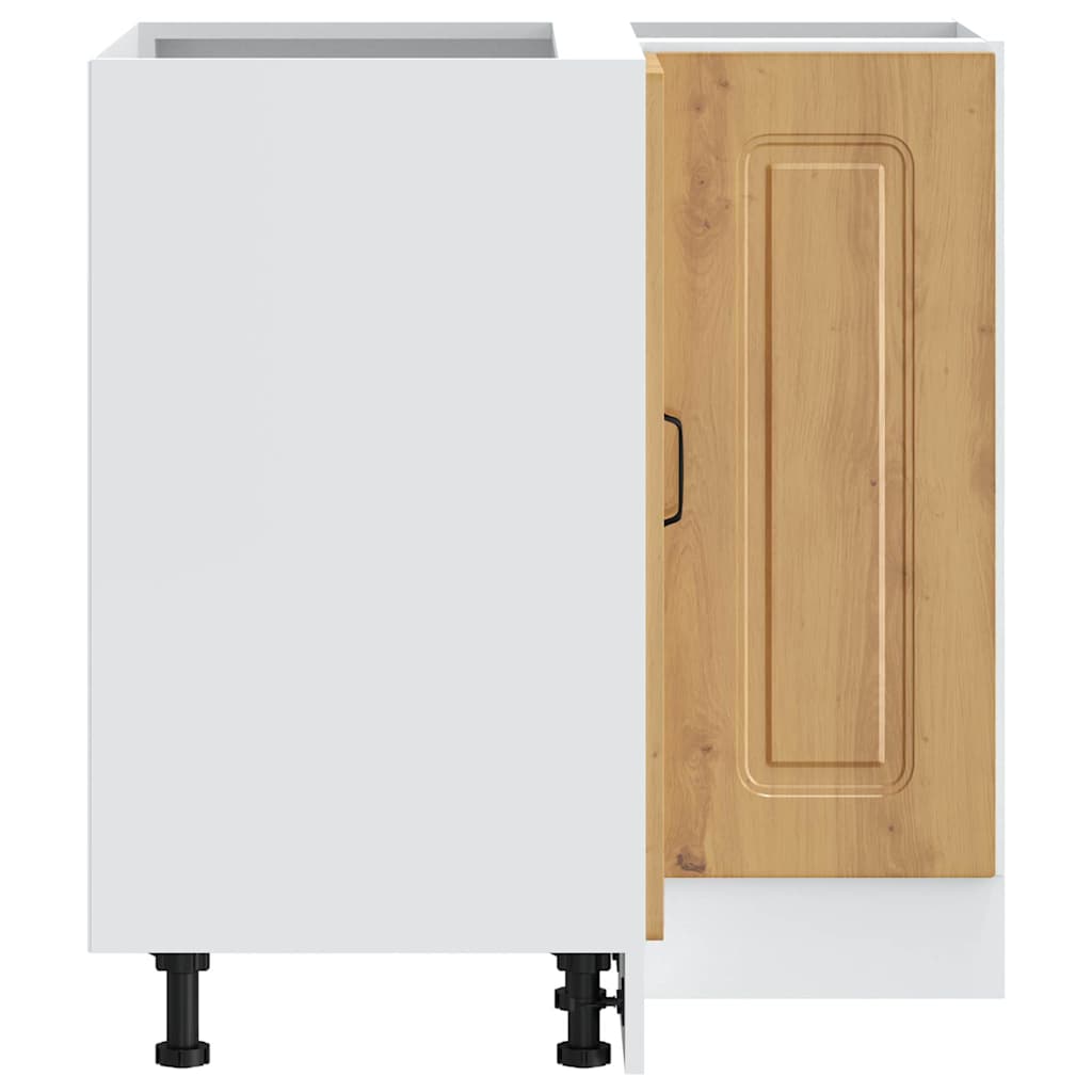 Mobile Base ad Angolo Cucina Kalmar Rovere Artigianale - homemem39