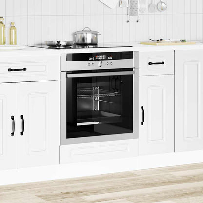 Armadio per Forno Kalmar Bianco in Legno Multistrato