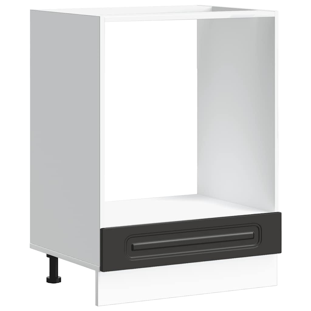 Armadio per Forno Kalmar Nero in Legno Multistrato