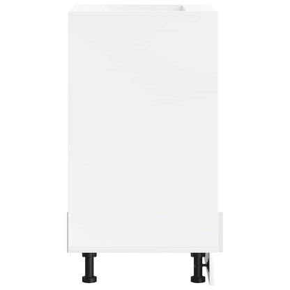Armadio per Forno Kalmar Bianco Lucido in Legno Multistrato