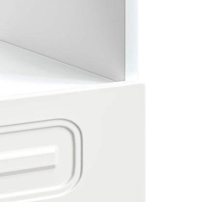 Armadio per Forno Kalmar Bianco Lucido in Legno Multistrato - homemem39