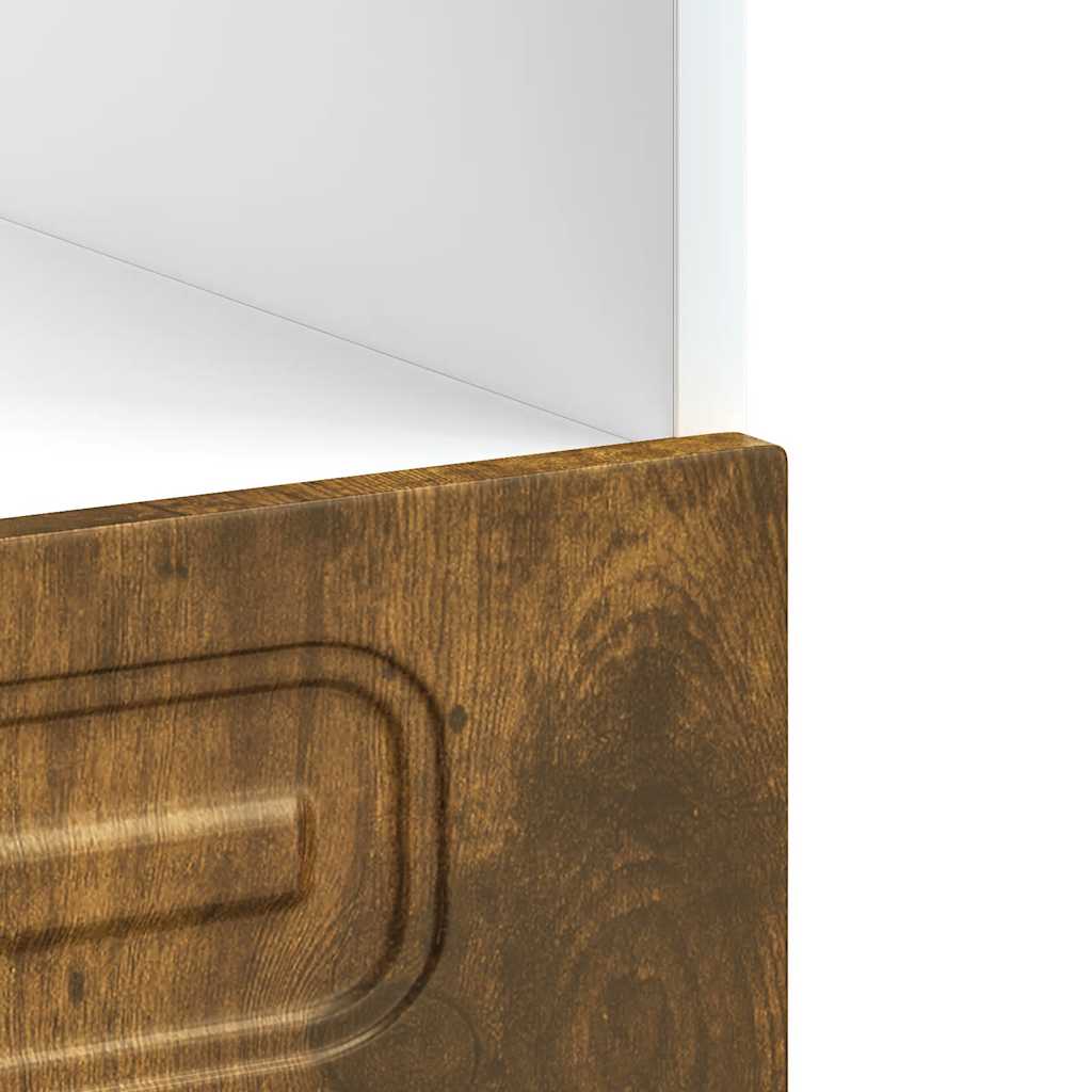 Armadio per Forno Kalmar Rovere Fumo in Legno Multistrato | homemem39