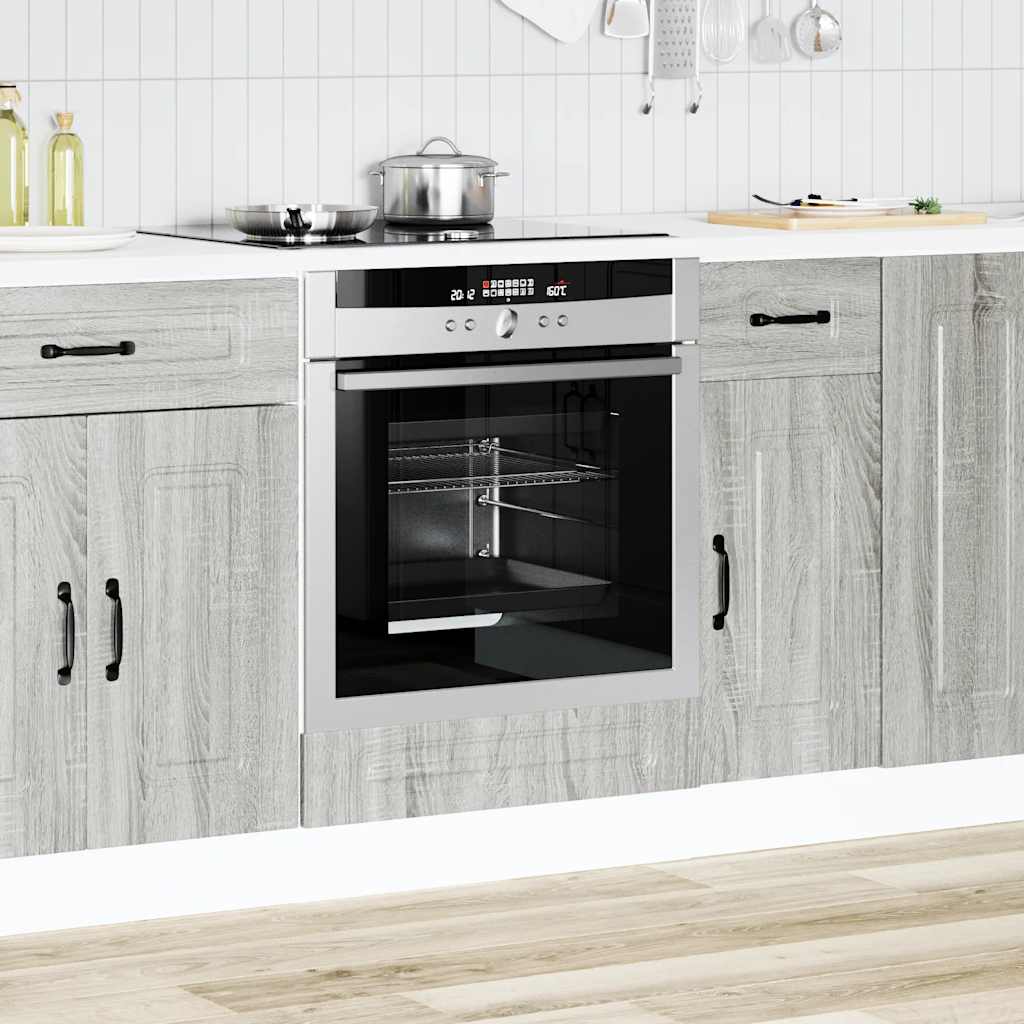 Armadio Forno Kalmar Grigio Sonoma Legno Multistrato - homemem39