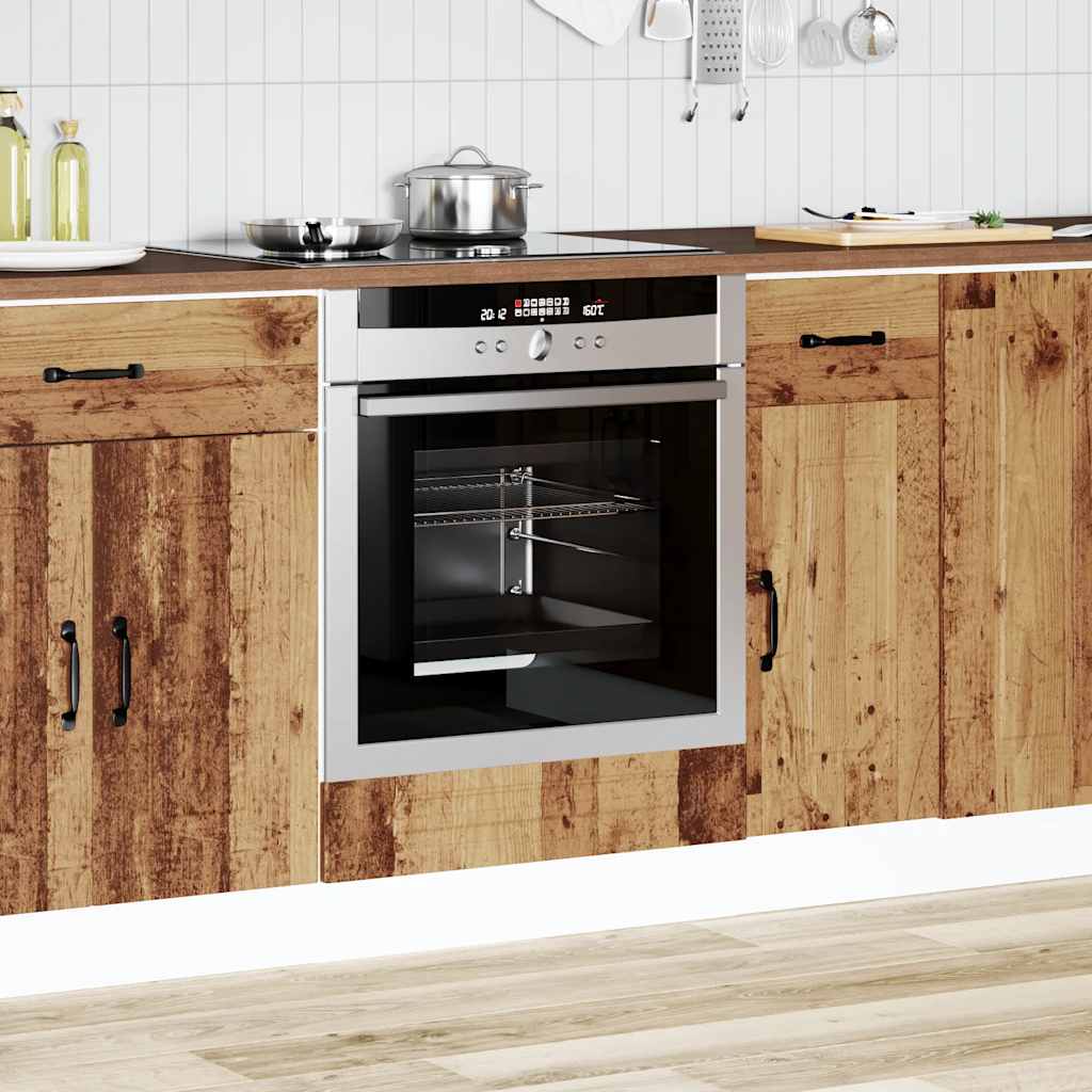 Armadio per Forno Kalmar Legno Vecchio in Legno Multistrato - homemem39