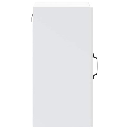 Pensile da Cucina con Porta in Vetro Kalmar Bianco Truciolato