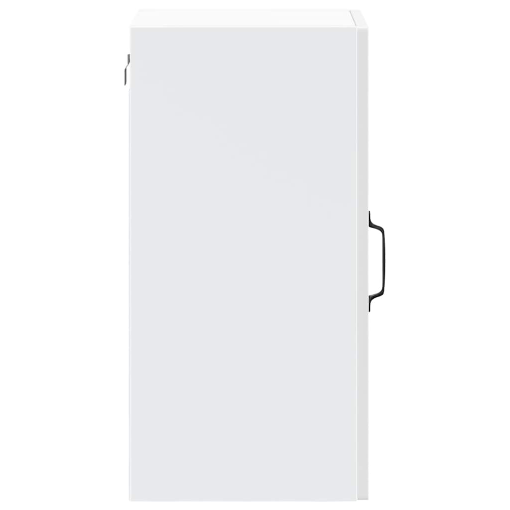 Pensile da Cucina con Porta in Vetro Kalmar Bianco Lucido
