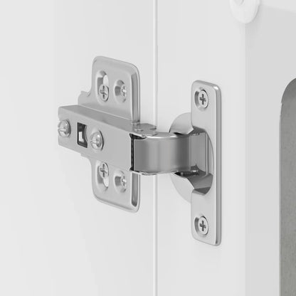 Pensile da Cucina con Porta in Vetro Kalmar Grigio Cemento