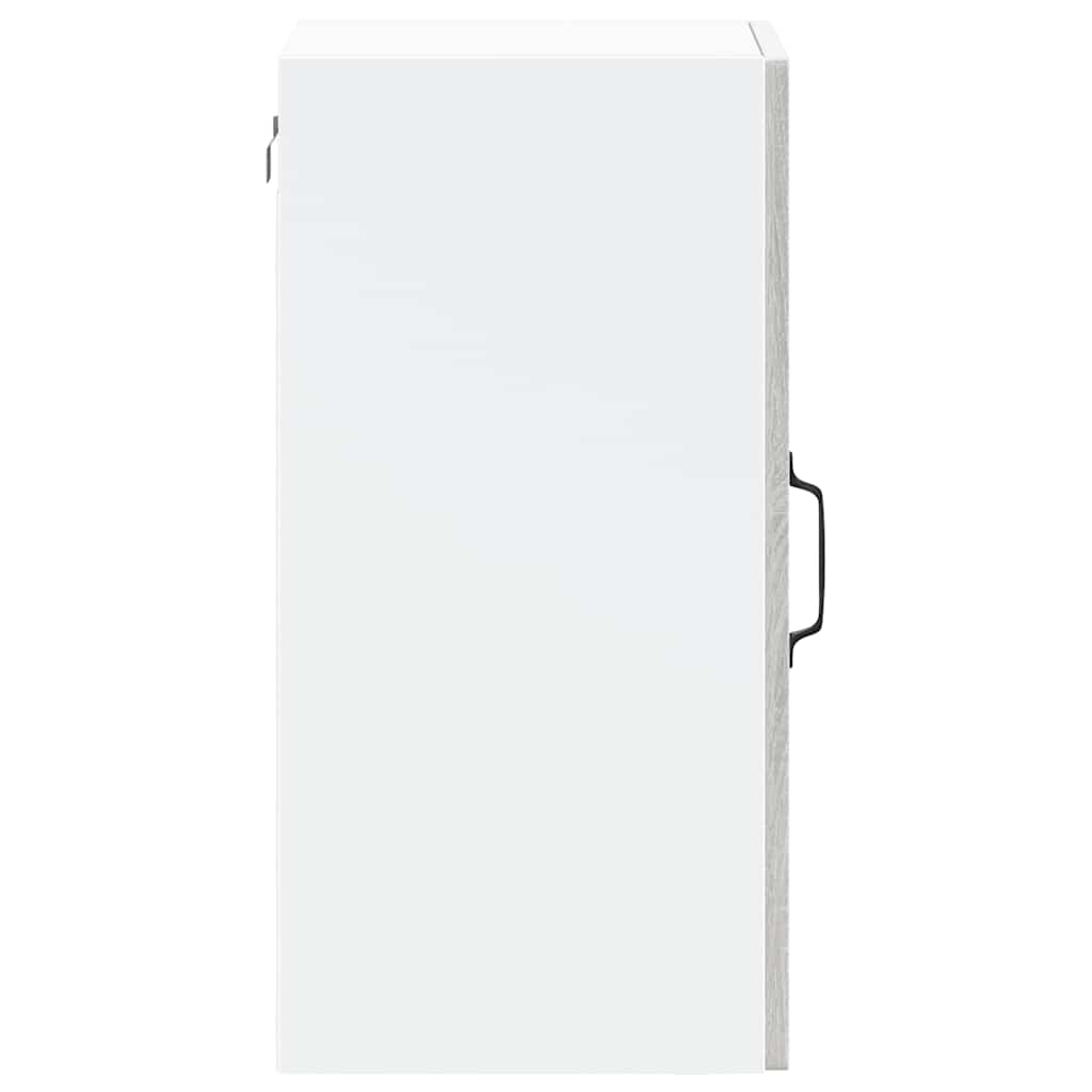 Pensile da Cucina con Porta in Vetro Kalmar Grigio Sonoma | homemem39