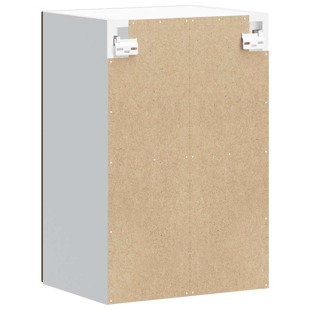 Pensile da Cucina con Porta in Vetro Kalmar Rovere Marrone - homemem39