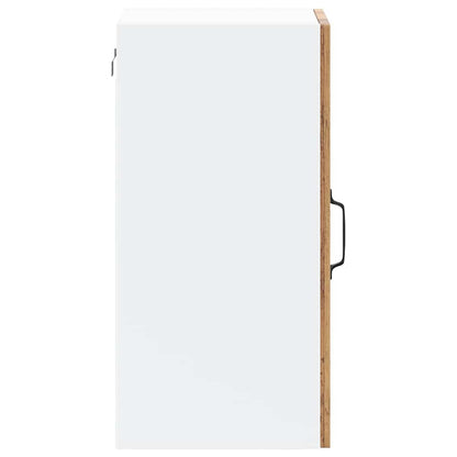 Pensile da Cucina con Porta in Vetro Kalmar Legno Vecchio - homemem39