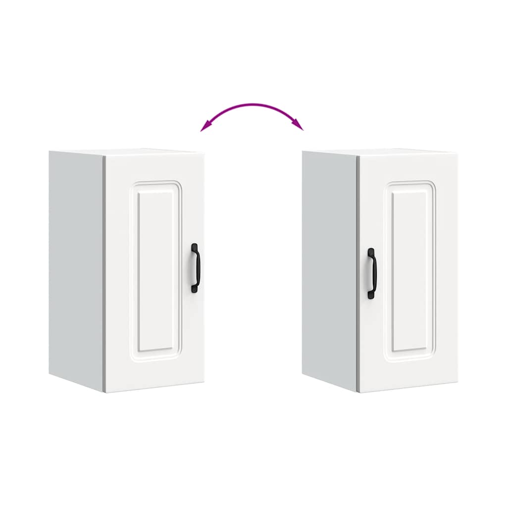 Pensile da Cucina Kalmar Bianco in Legno Multistrato - homemem39