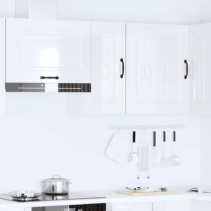 Base da Cucina Kalmar Bianco Lucido in Legno Multistrato