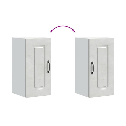 Pensile da Cucina Kalmar Grigio Cemento in Legno Multistrato - homemem39