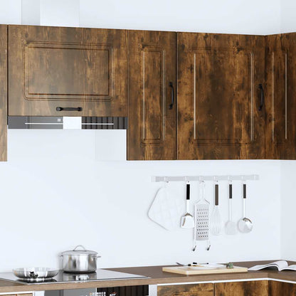Pensile da Cucina Kalmar Rovere Fumo in Legno Multistrato | homemem39