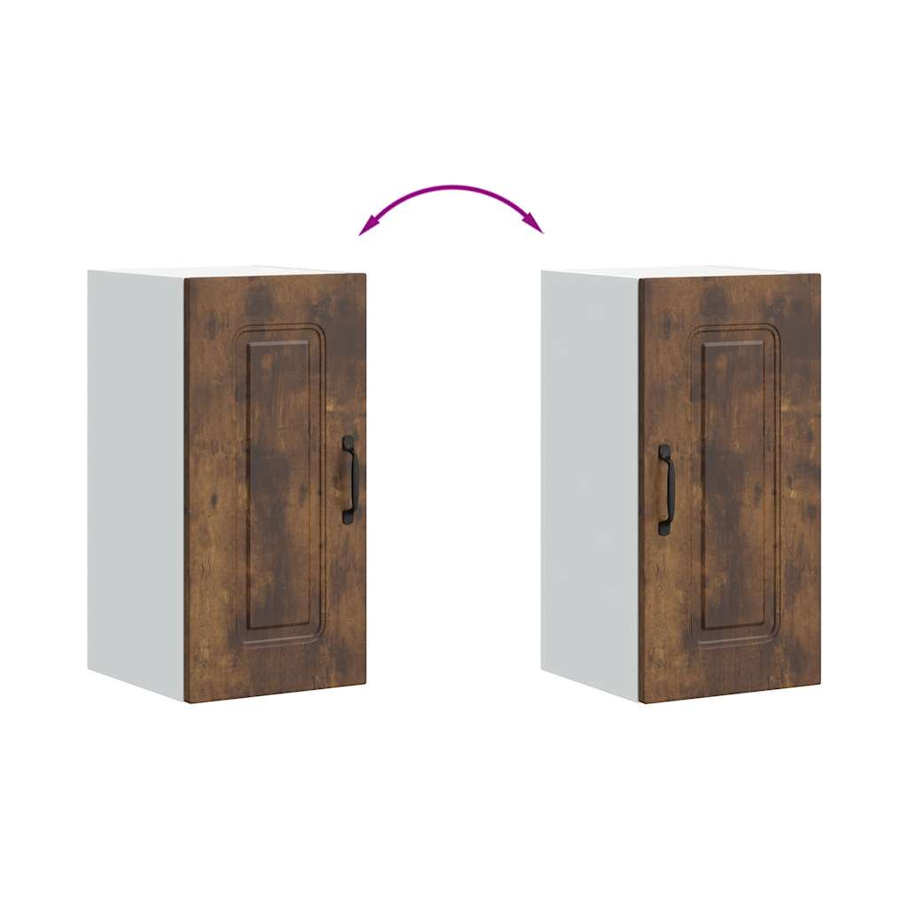 Pensile da Cucina Kalmar Rovere Fumo in Legno Multistrato | homemem39