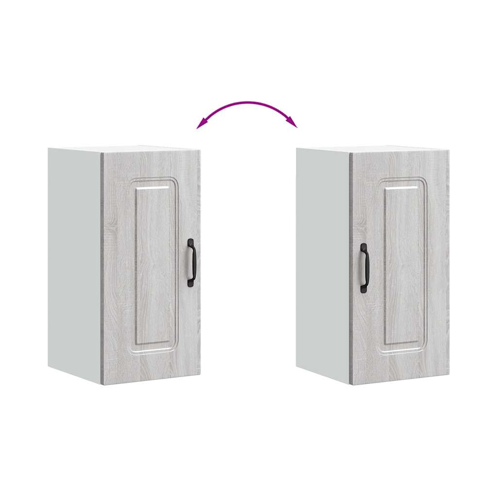 Pensile da Cucina Kalmar Grigio Sonoma in Legno Multistrato - homemem39