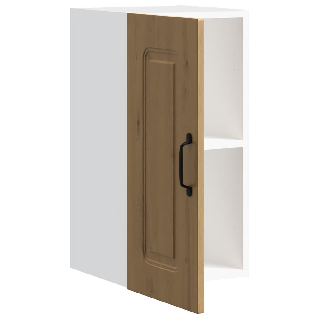 Pensile da Cucina Kalmar Rovere Artigianale Legno Multistrato - homemem39