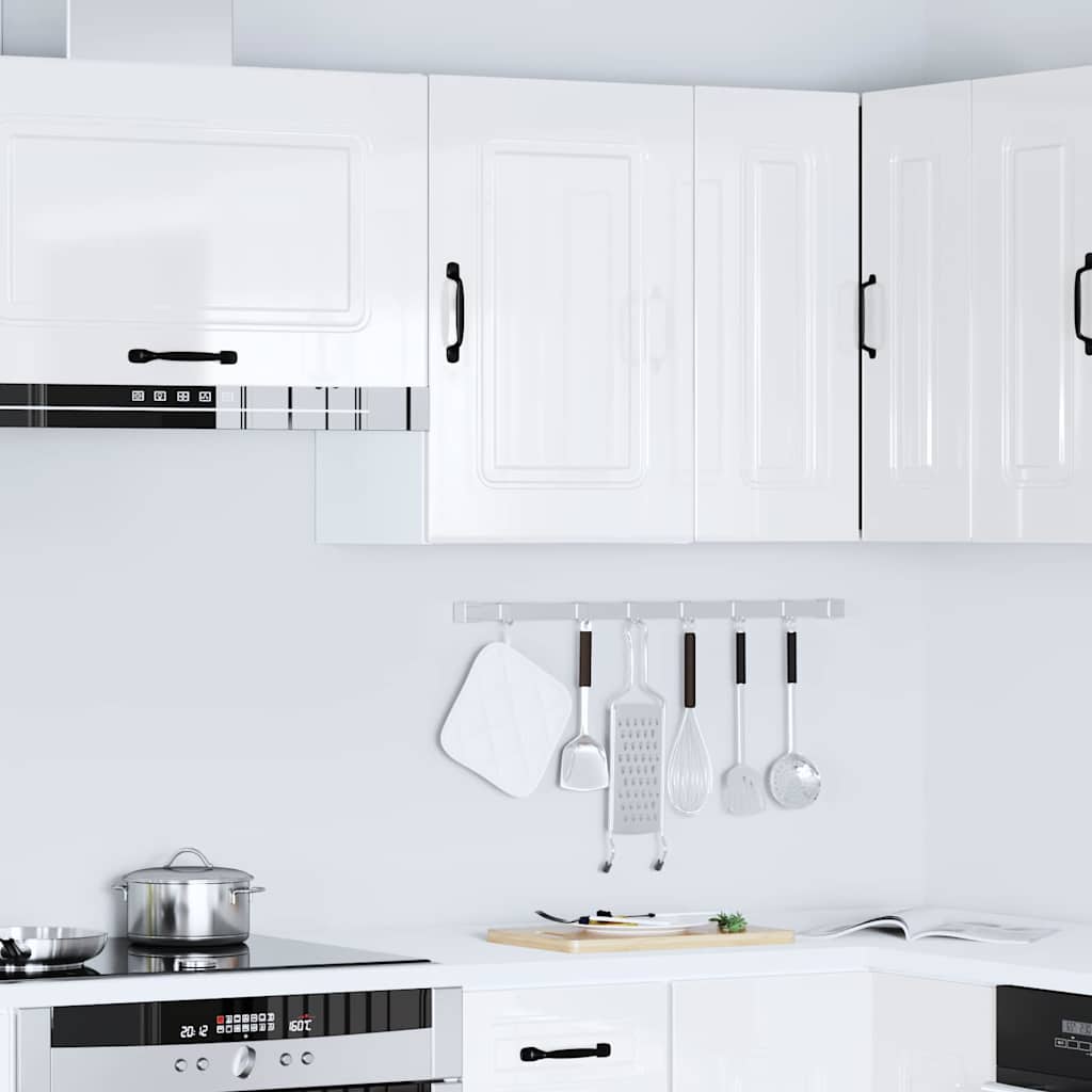 Base da Cucina Kalmar Bianco Lucido in Legno Multistrato | homemem39