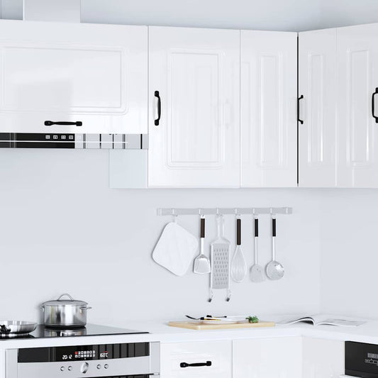 Base da Cucina Kalmar Bianco Lucido in Legno Multistrato | homemem39