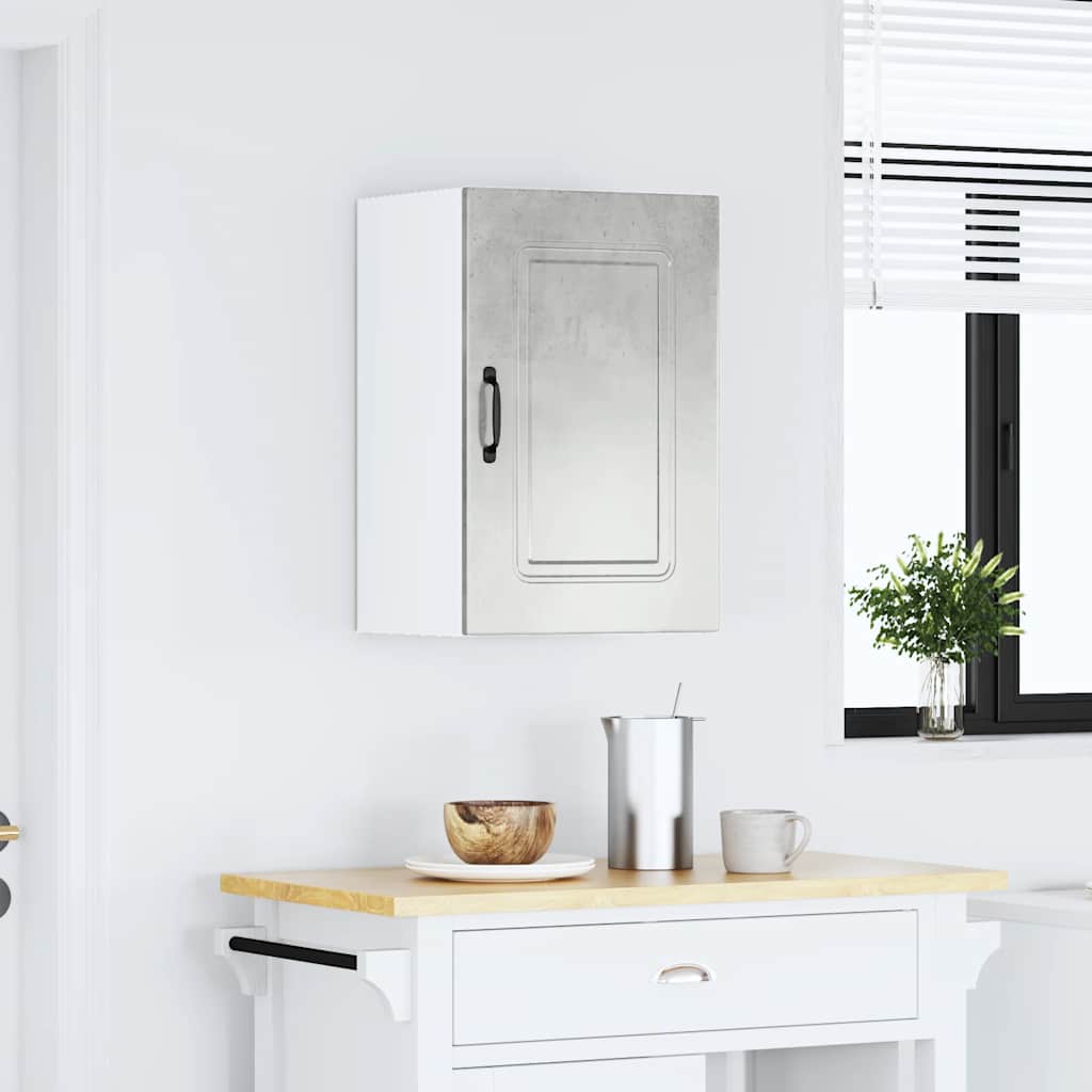 Pensile da Cucina Kalmar Grigio Cemento in Legno Multistrato
