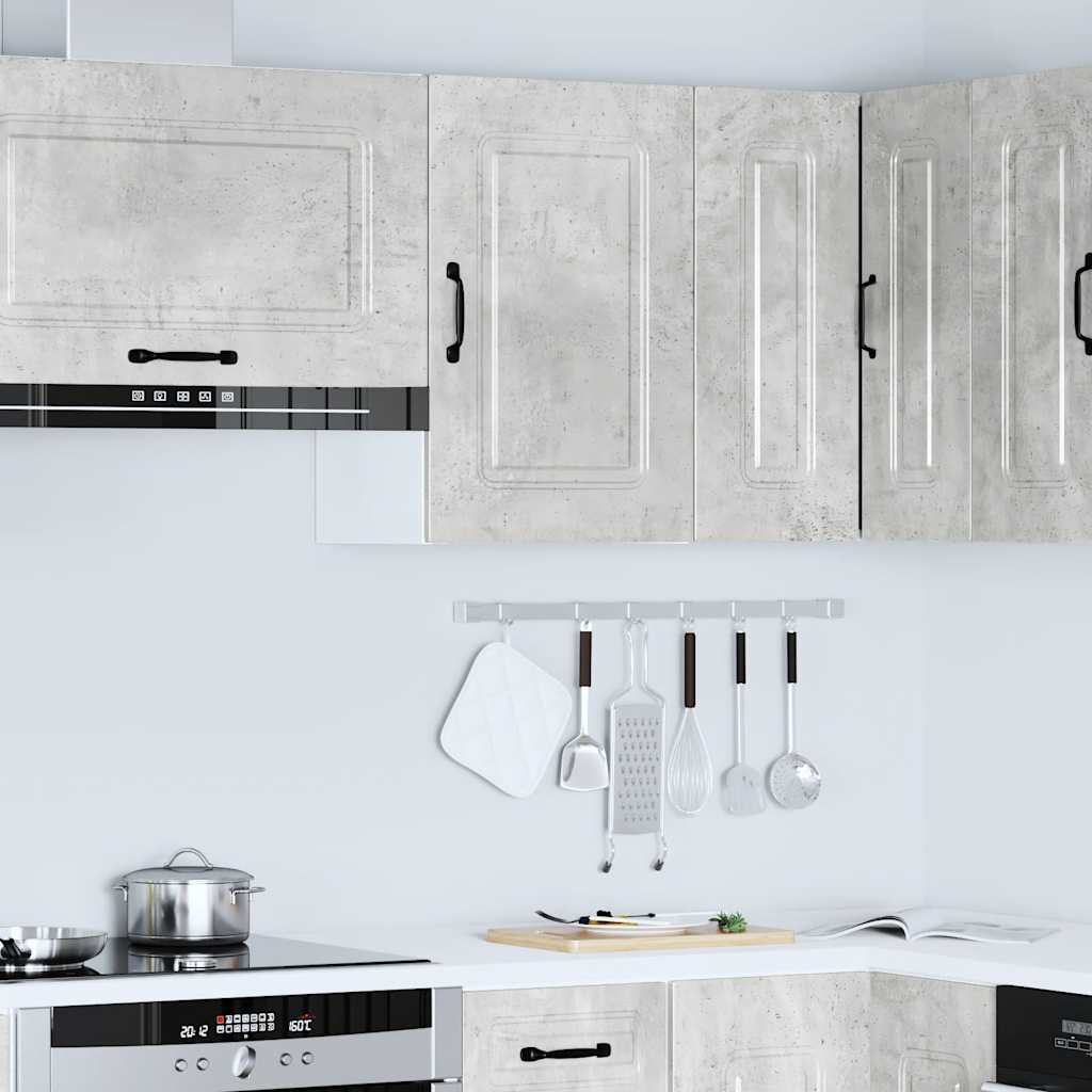 Pensile da Cucina Kalmar Grigio Cemento in Legno Multistrato