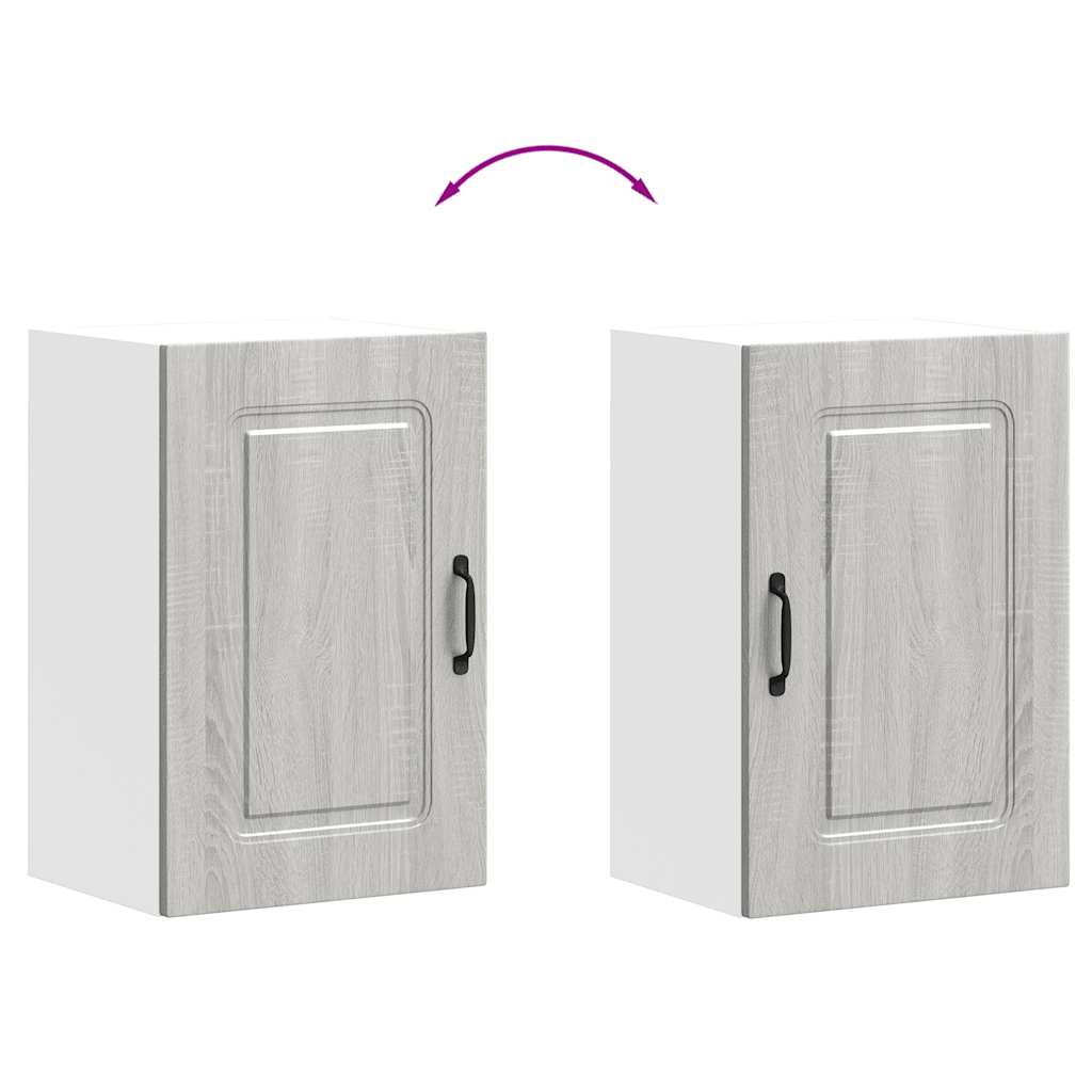 Pensile da Cucina Kalmar Grigio Sonoma in Legno Multistrato - homemem39