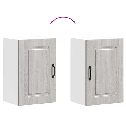 Pensile da Cucina Kalmar Grigio Sonoma in Legno Multistrato - homemem39