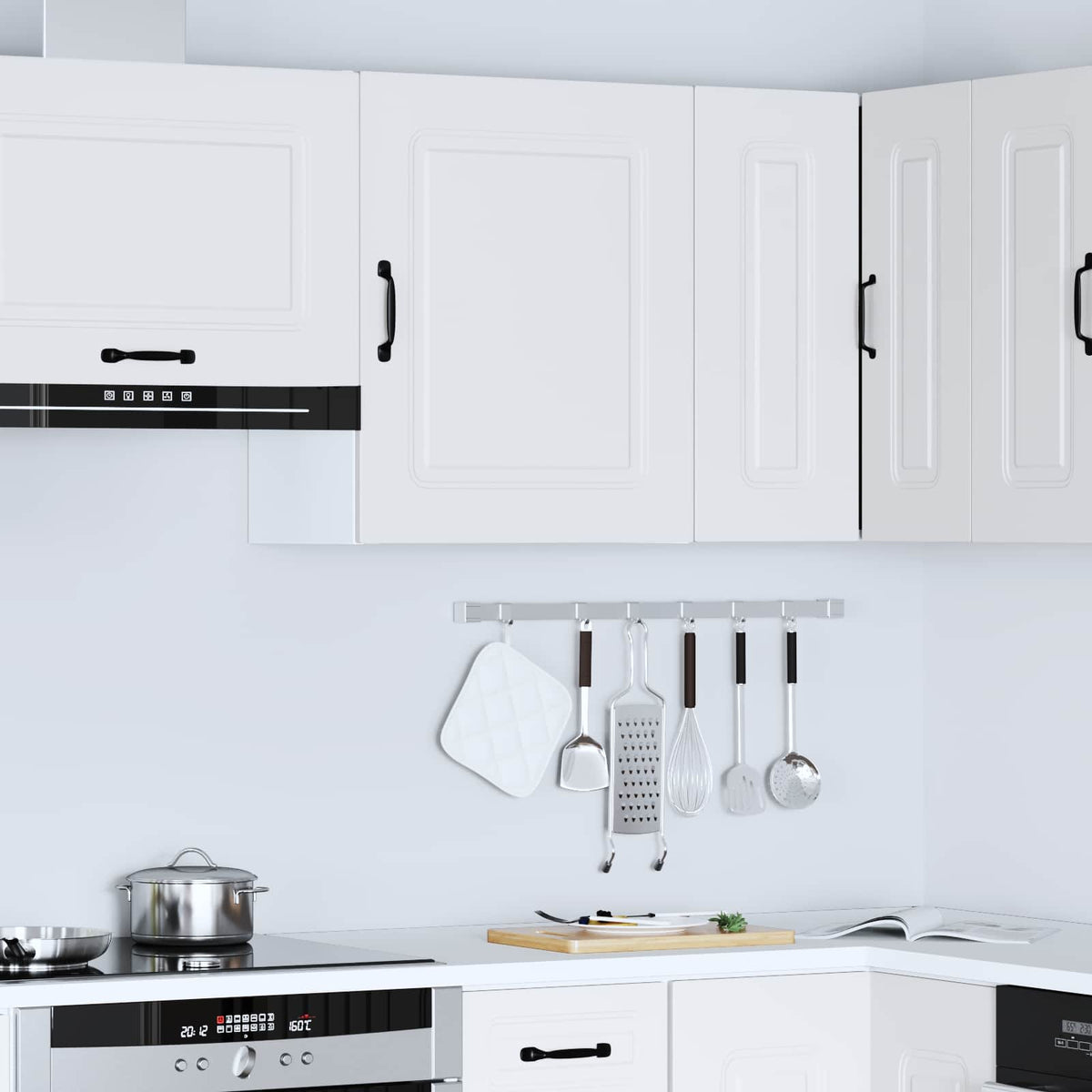 Pensile da Cucina Kalmar Bianco in Legno Multistrato