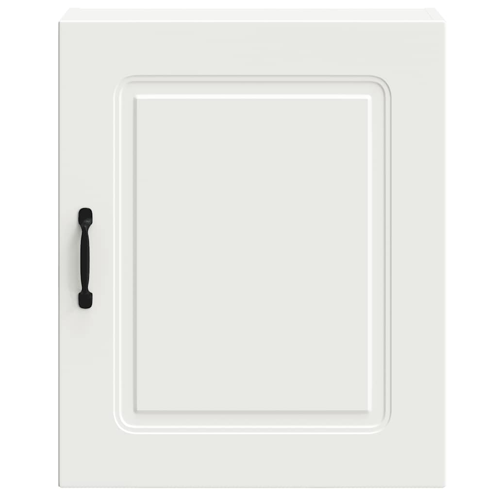 Pensili da Cucina 2 pz Kalmar Bianco in Legno Multistrato