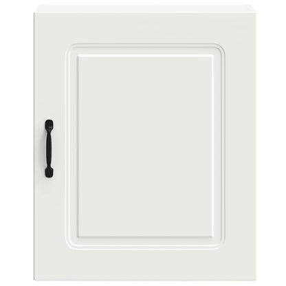 Pensili da Cucina 2 pz Kalmar Bianco in Legno Multistrato