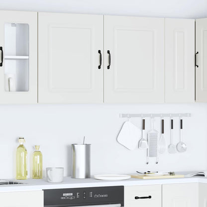 Pensili da Cucina 2 pz Kalmar Bianco in Legno Multistrato - homemem39