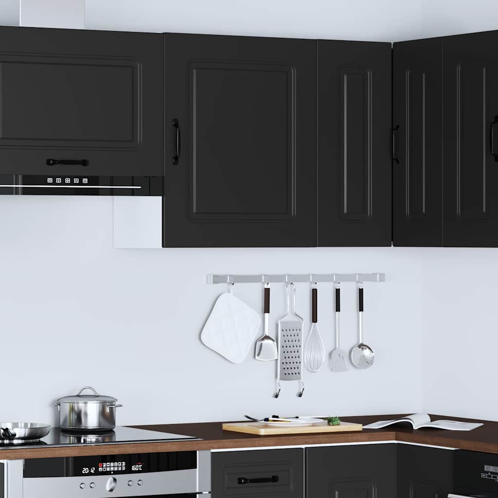 Pensile da cucina Kalmar in Legno Multistrato Nero | homemem39