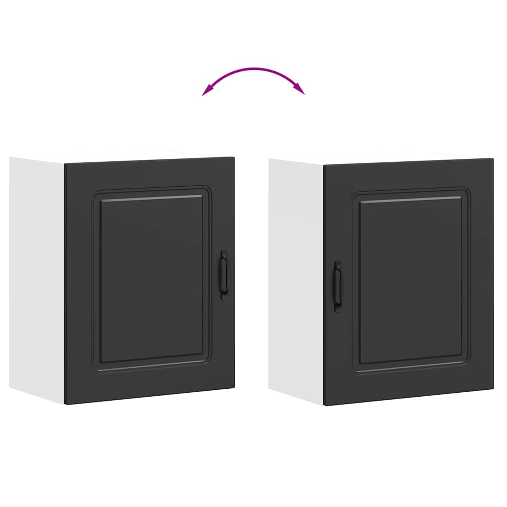 Pensile da cucina Kalmar in Legno Multistrato Nero | homemem39
