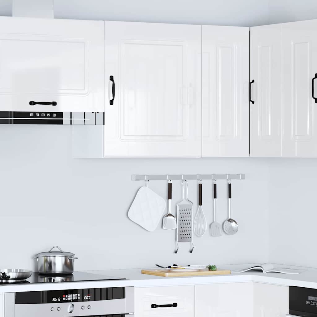Pensile da cucina Kalmar in Legno Multistrato Bianco Lucido | homemem39
