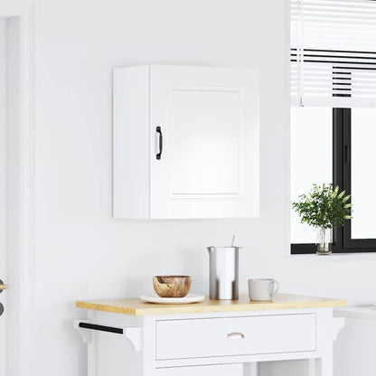 Pensile da cucina Kalmar in Legno Multistrato Bianco Lucido