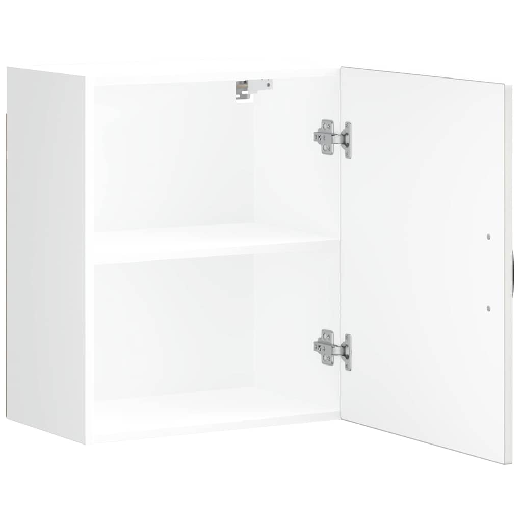 Pensili da cucina 2 pz Kalmar in Legno Multistrato Bianco Lucido | homemem39